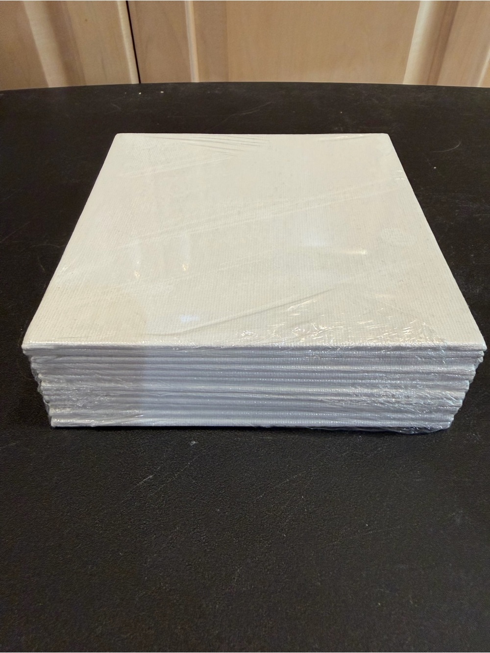 Phoenix White 6”x 6” Square Canvas Panel Board - 12 Pack